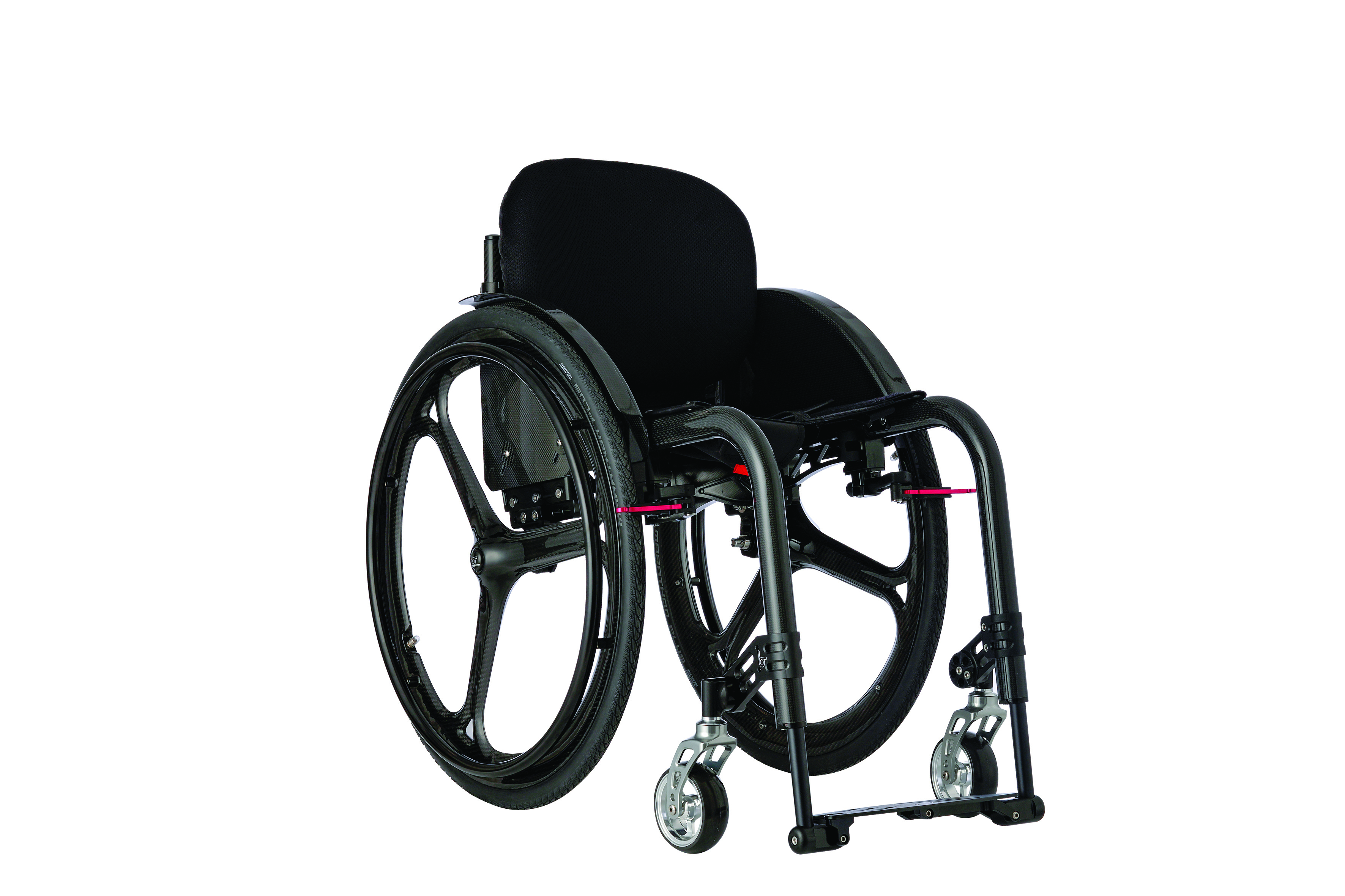 隐形双折叠车架手动轮椅