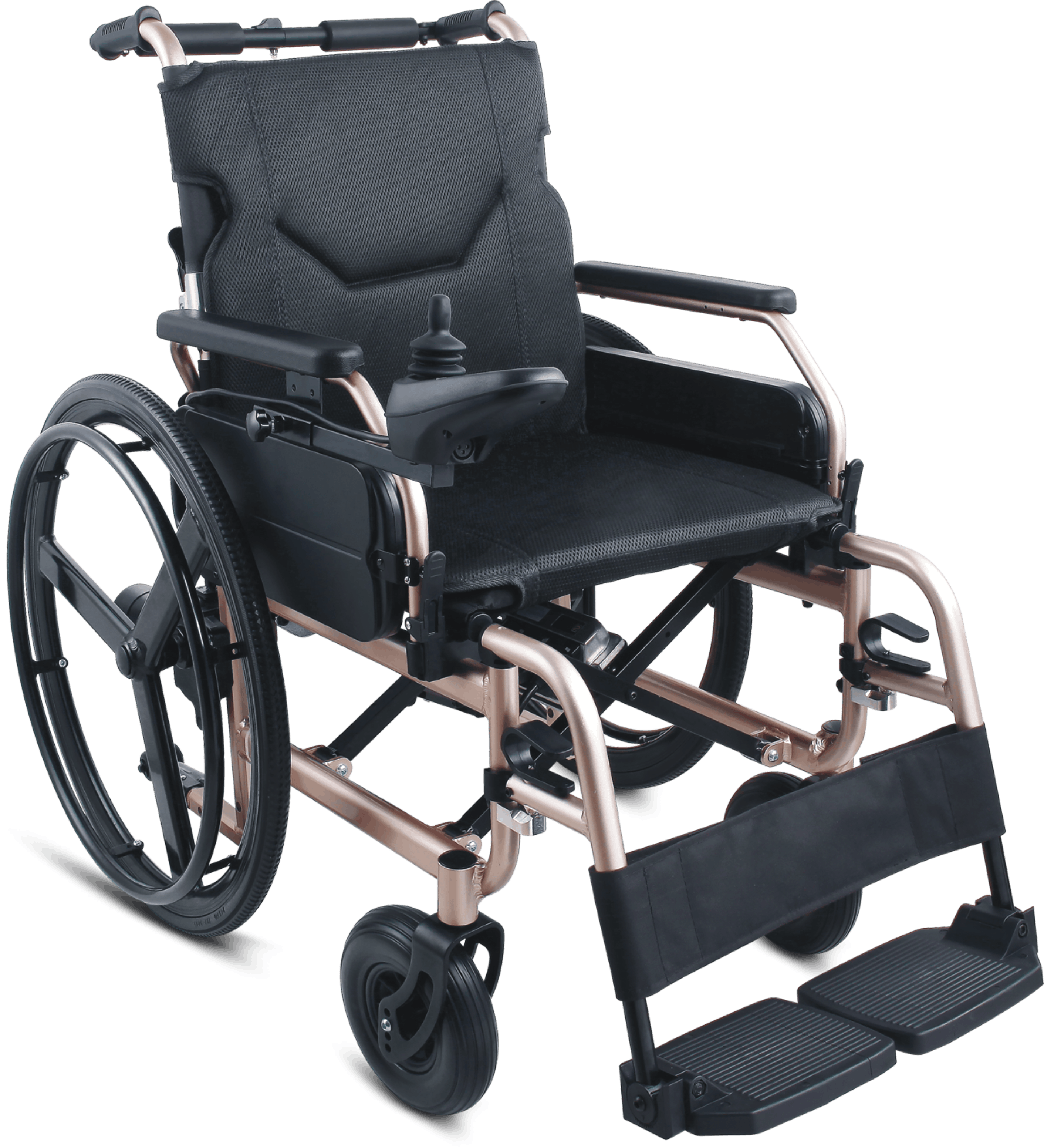 手动转向电动轮椅车